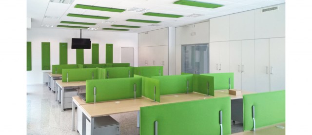 Oversize absorbing wall panels